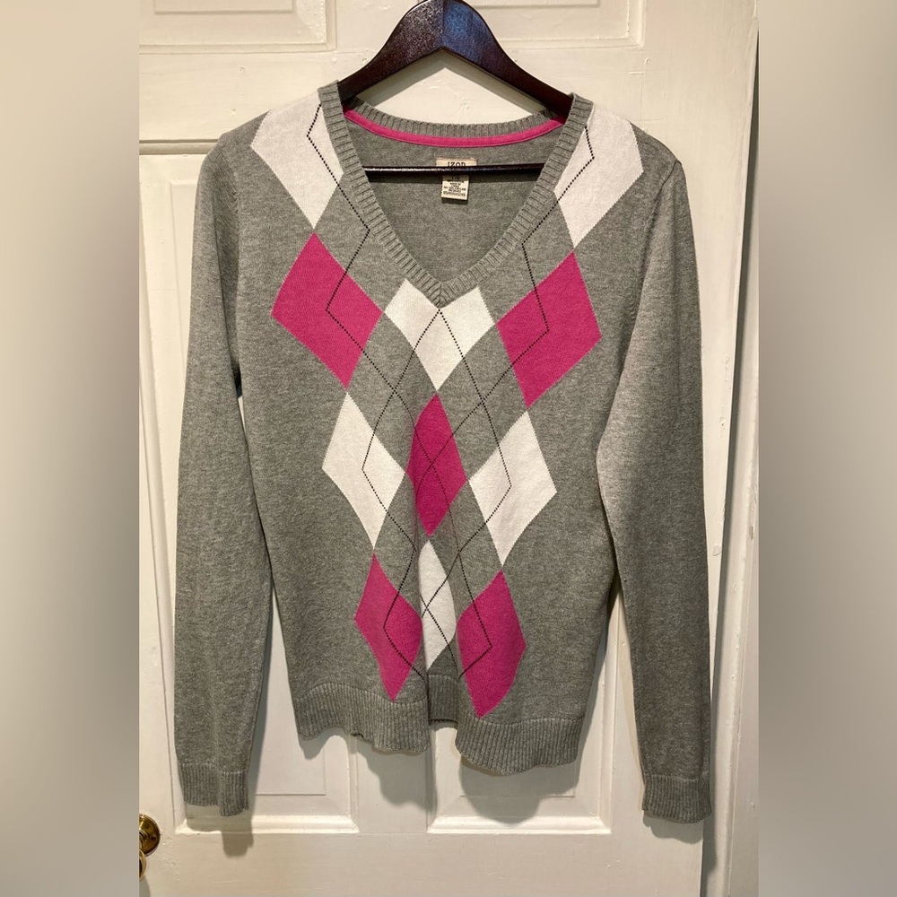 Izod Argyle Women’s Sweater